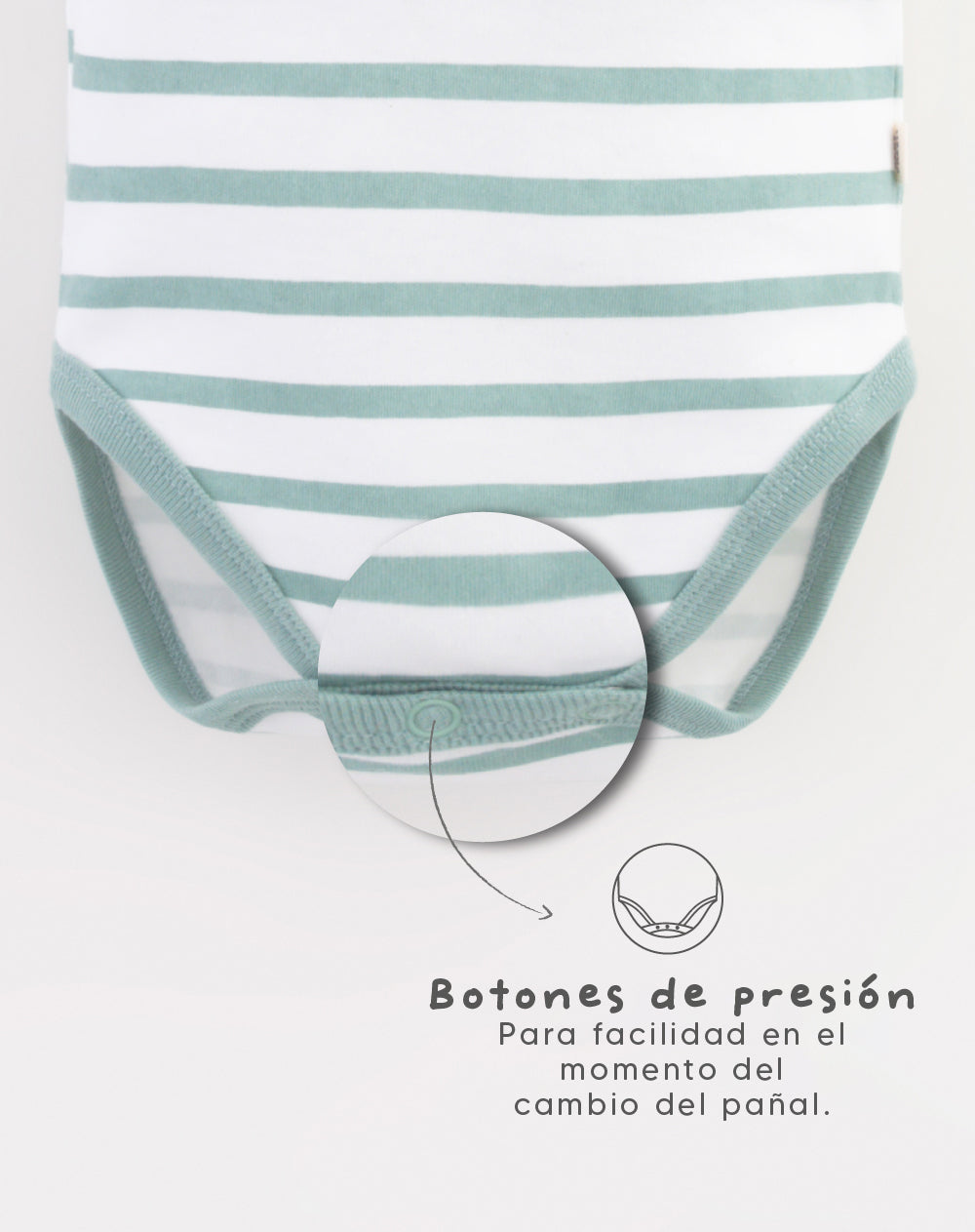 3 bodys cuello redondo manga corta surtido