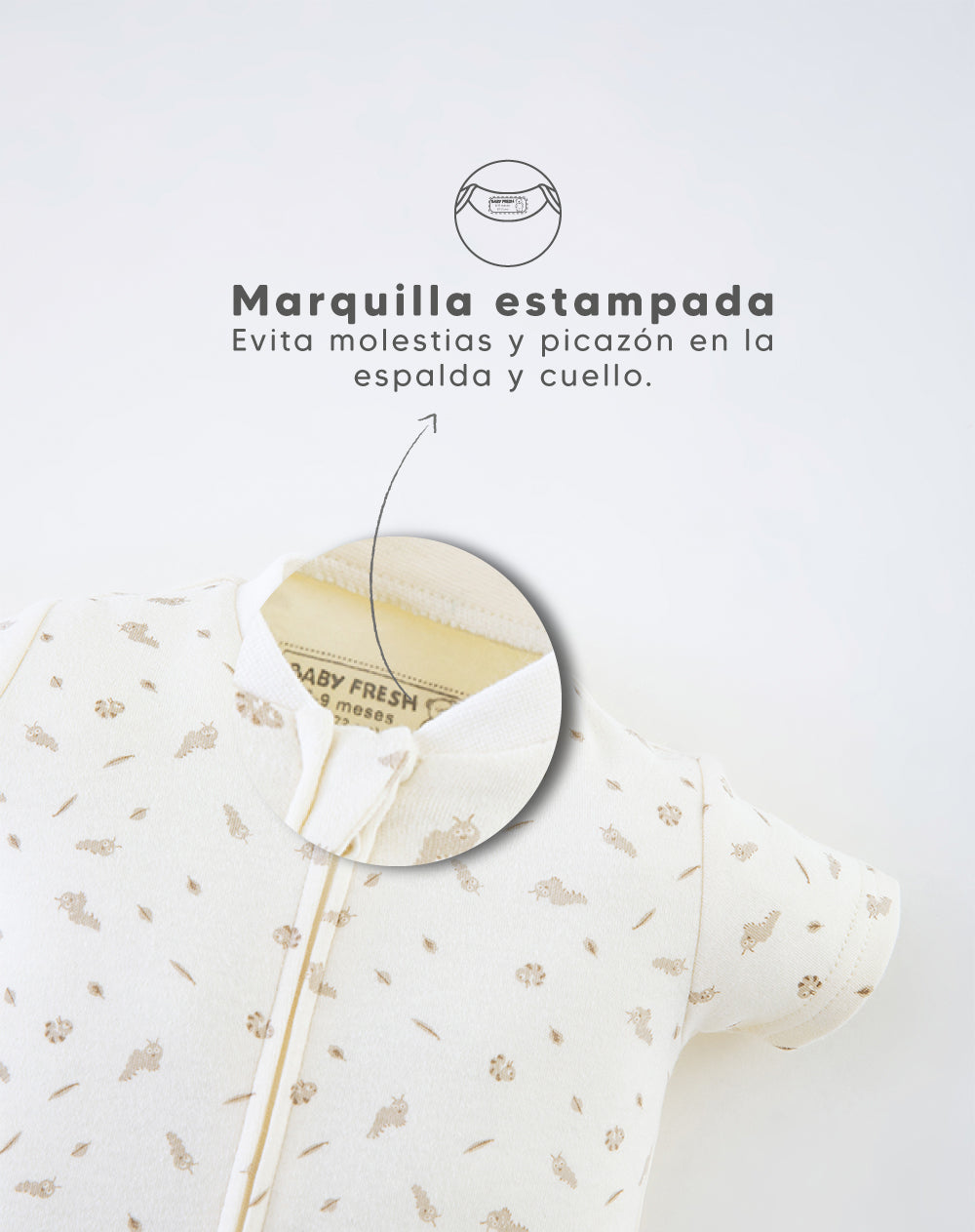 Pijama algodón protector cierre x2unds surtida bebé unisex