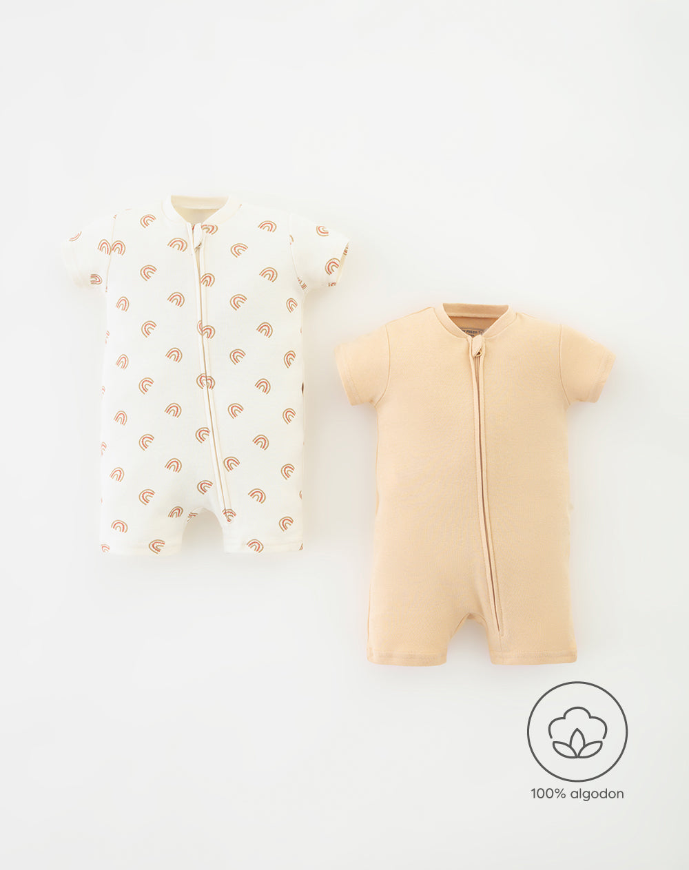 2 pijamas regular fit manga corta surtida