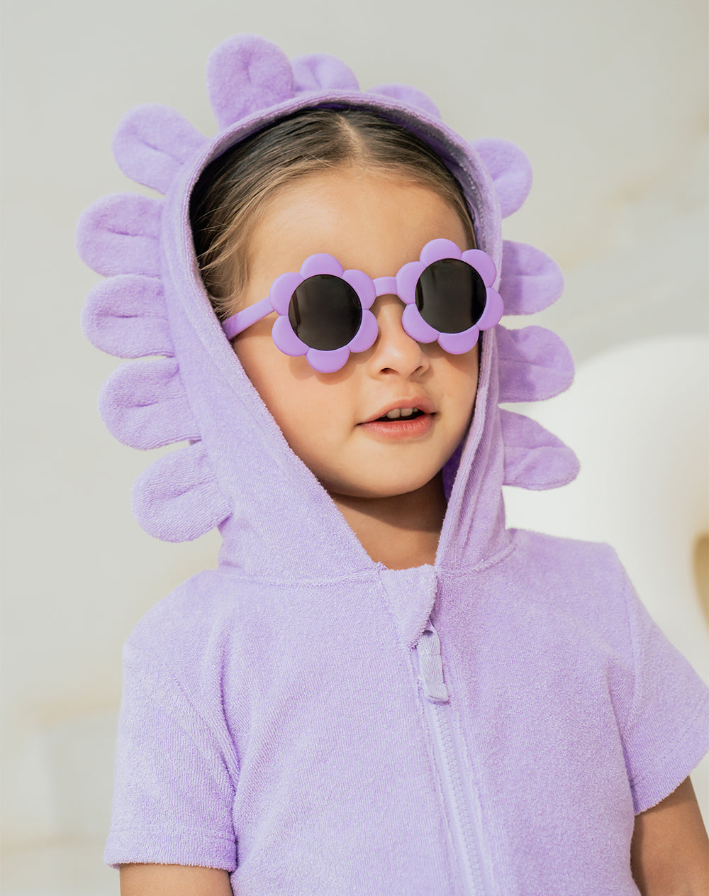 Gafas de sol estrella lila