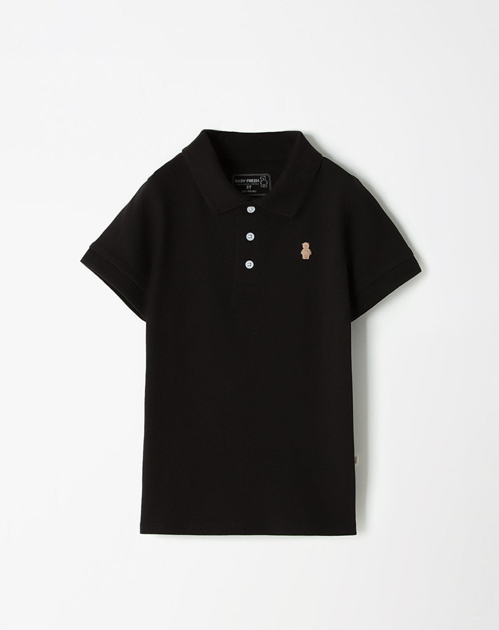 Polo regular fit negra