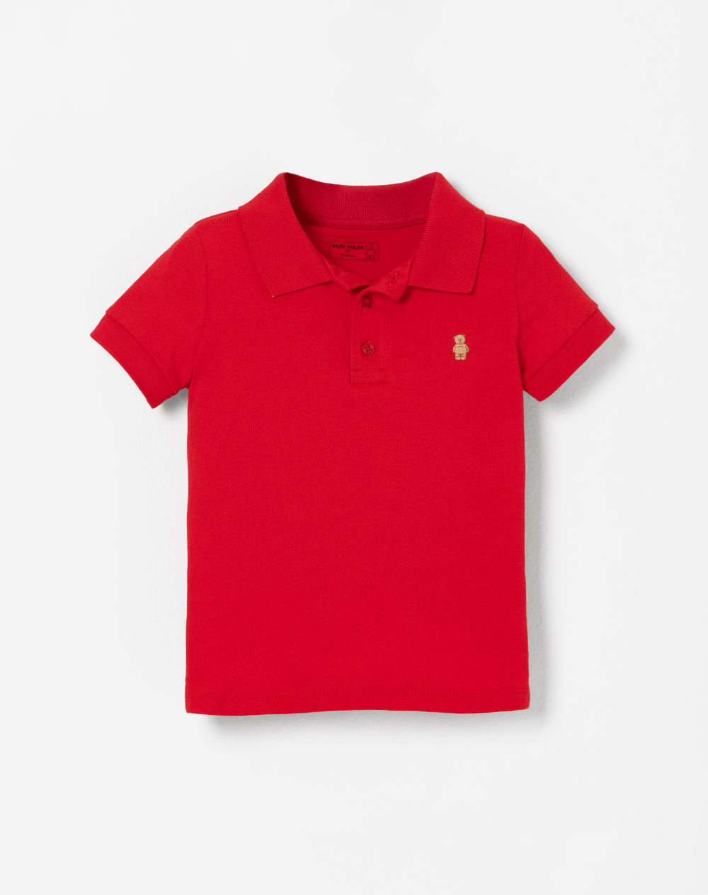 Polo regular fit roja