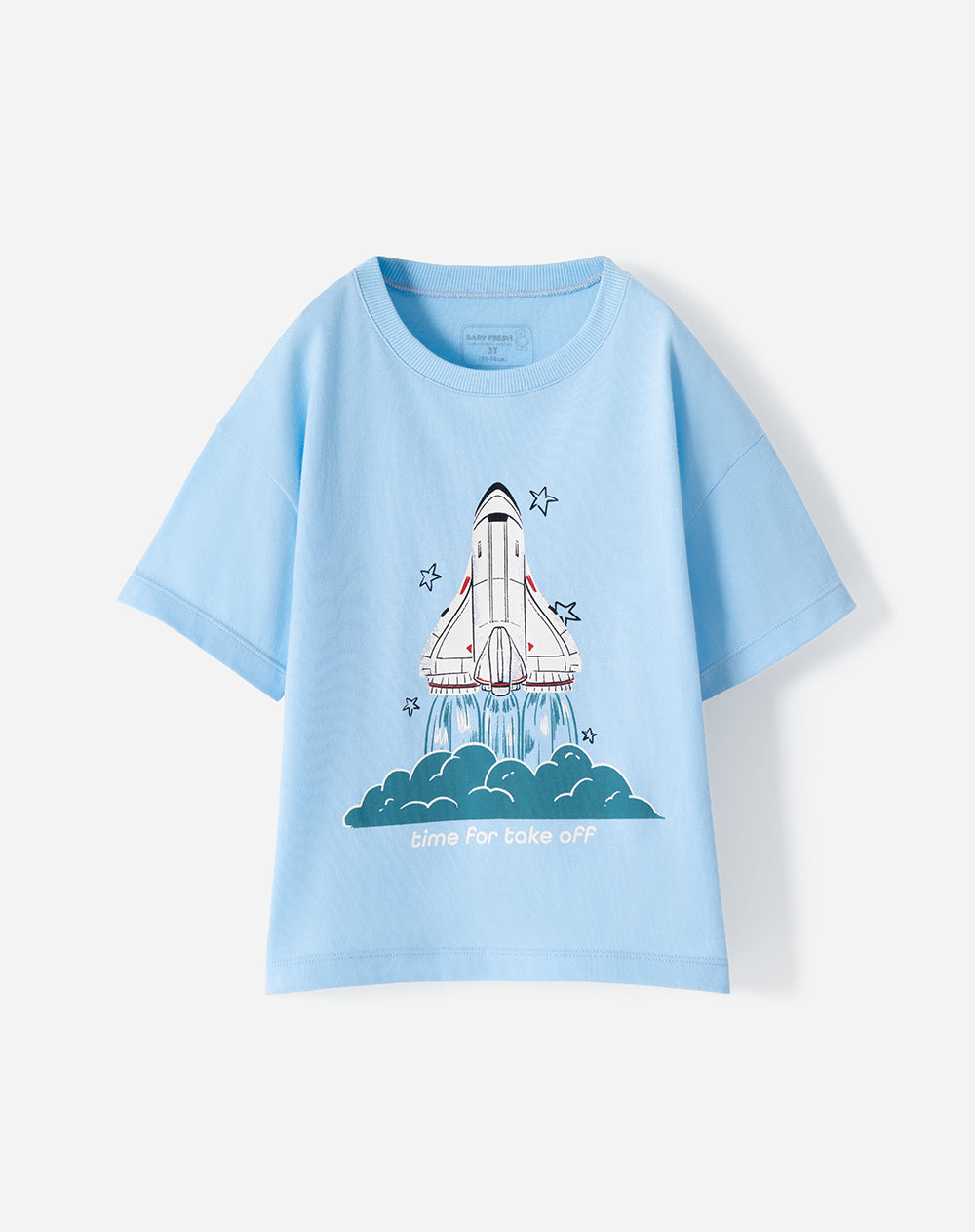 Camiseta oversize algodón estampada niño