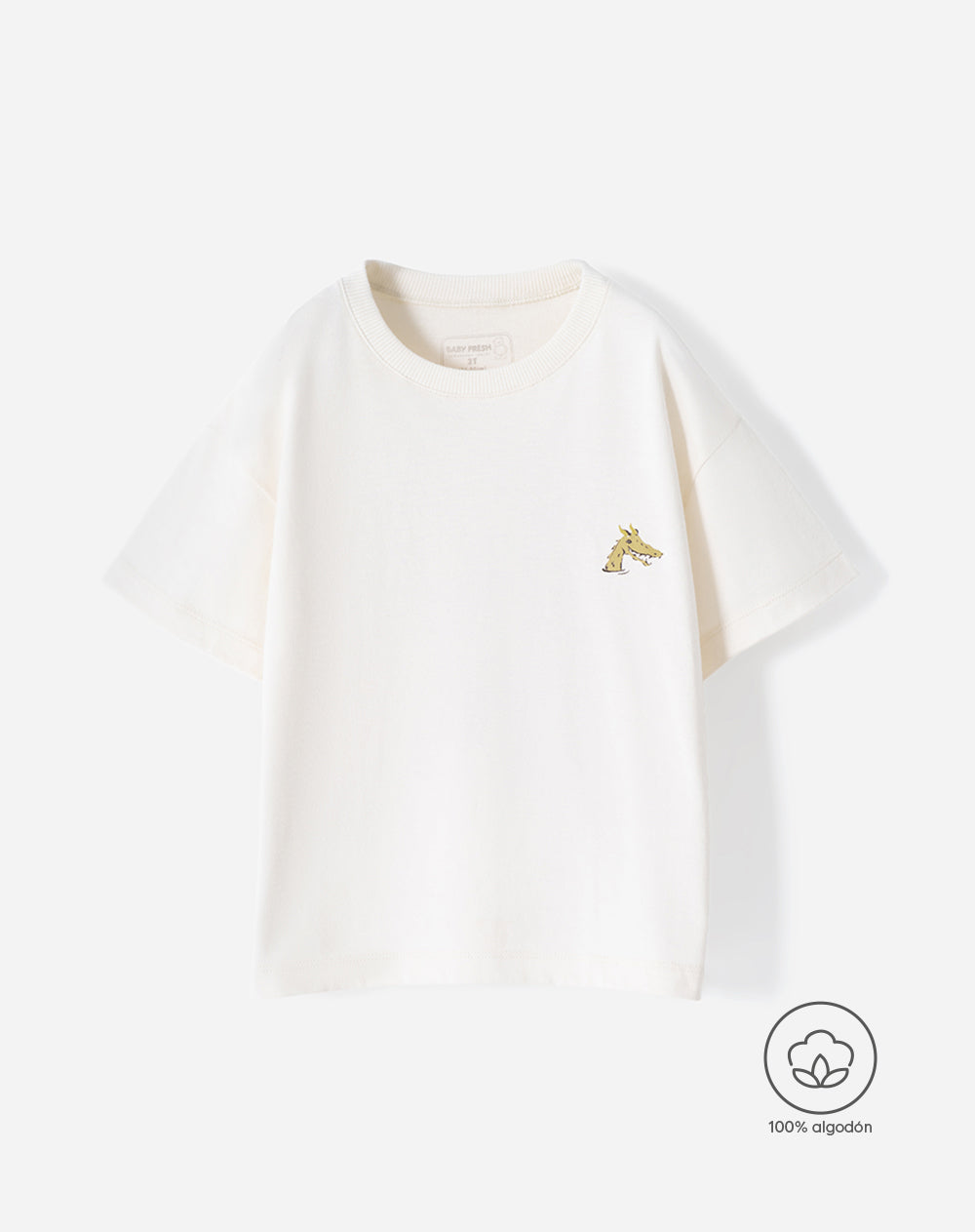 Camiseta oversize algodón estampada niño