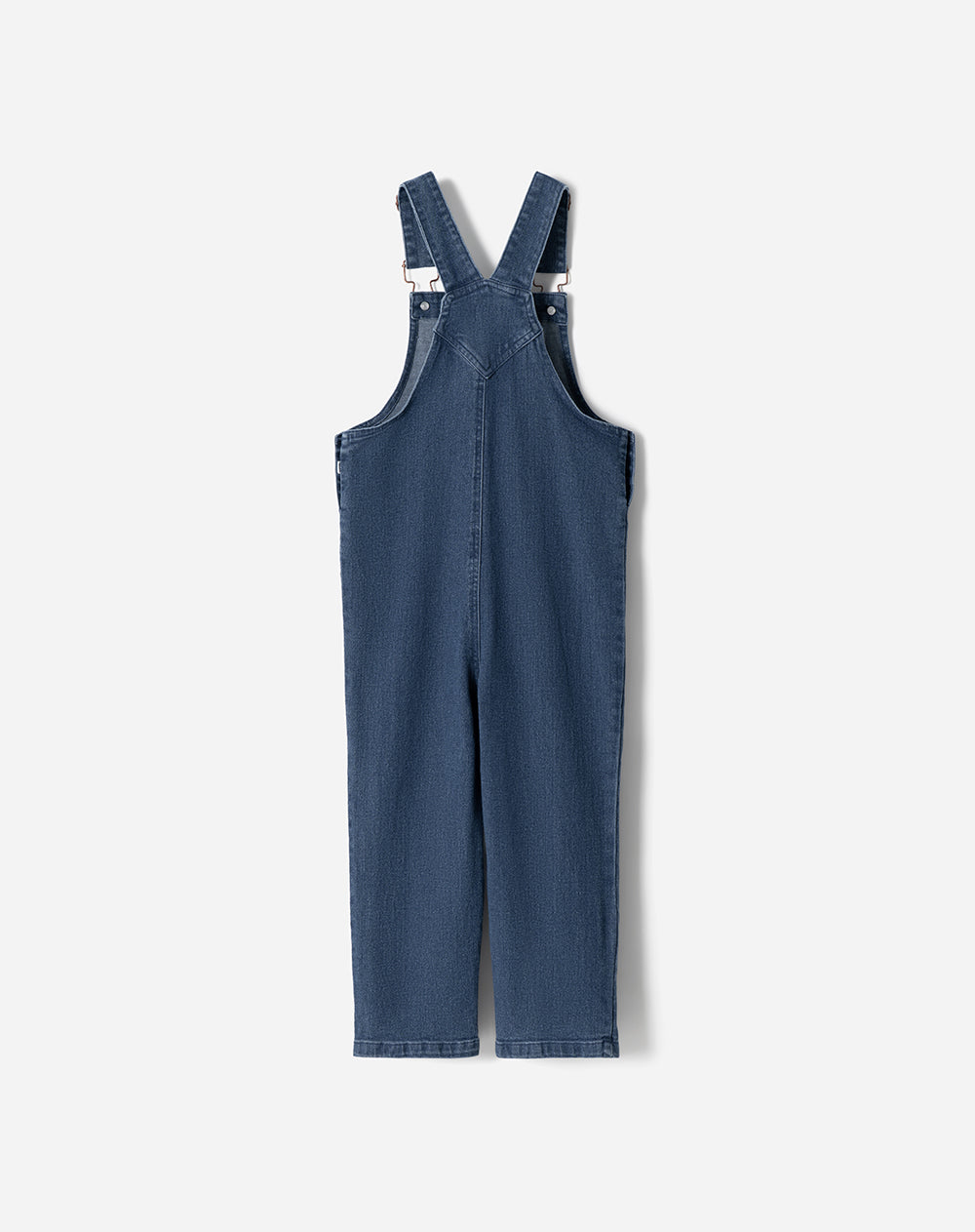 Overol denim regular índigo medio niño