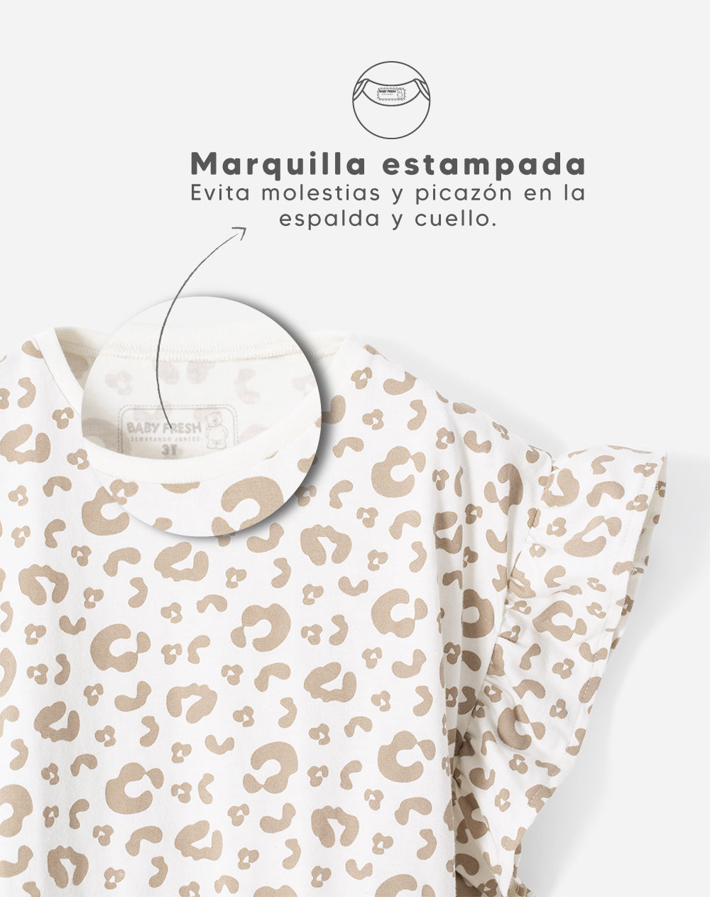 Camiseta regular print niña