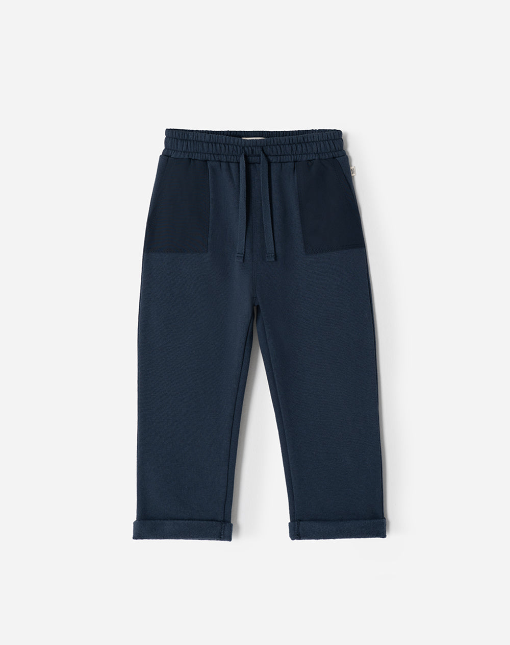 Jogger regular azul niño