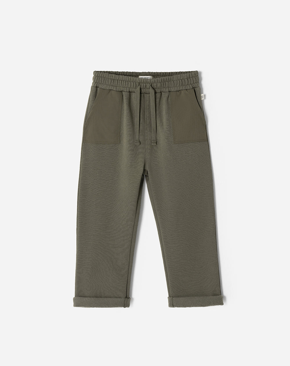 Jogger regular verde niño
