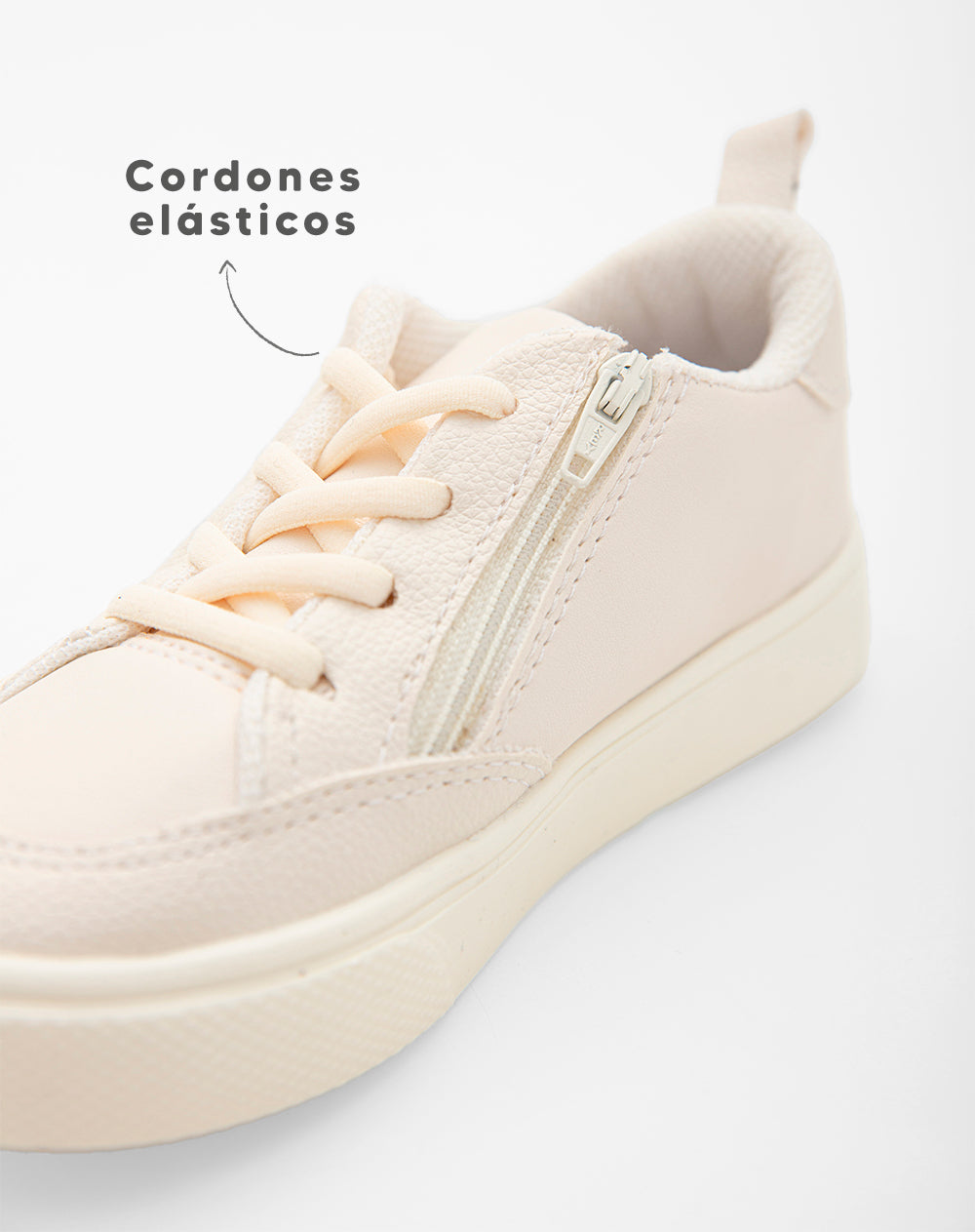 Tenis casuales beige unisex