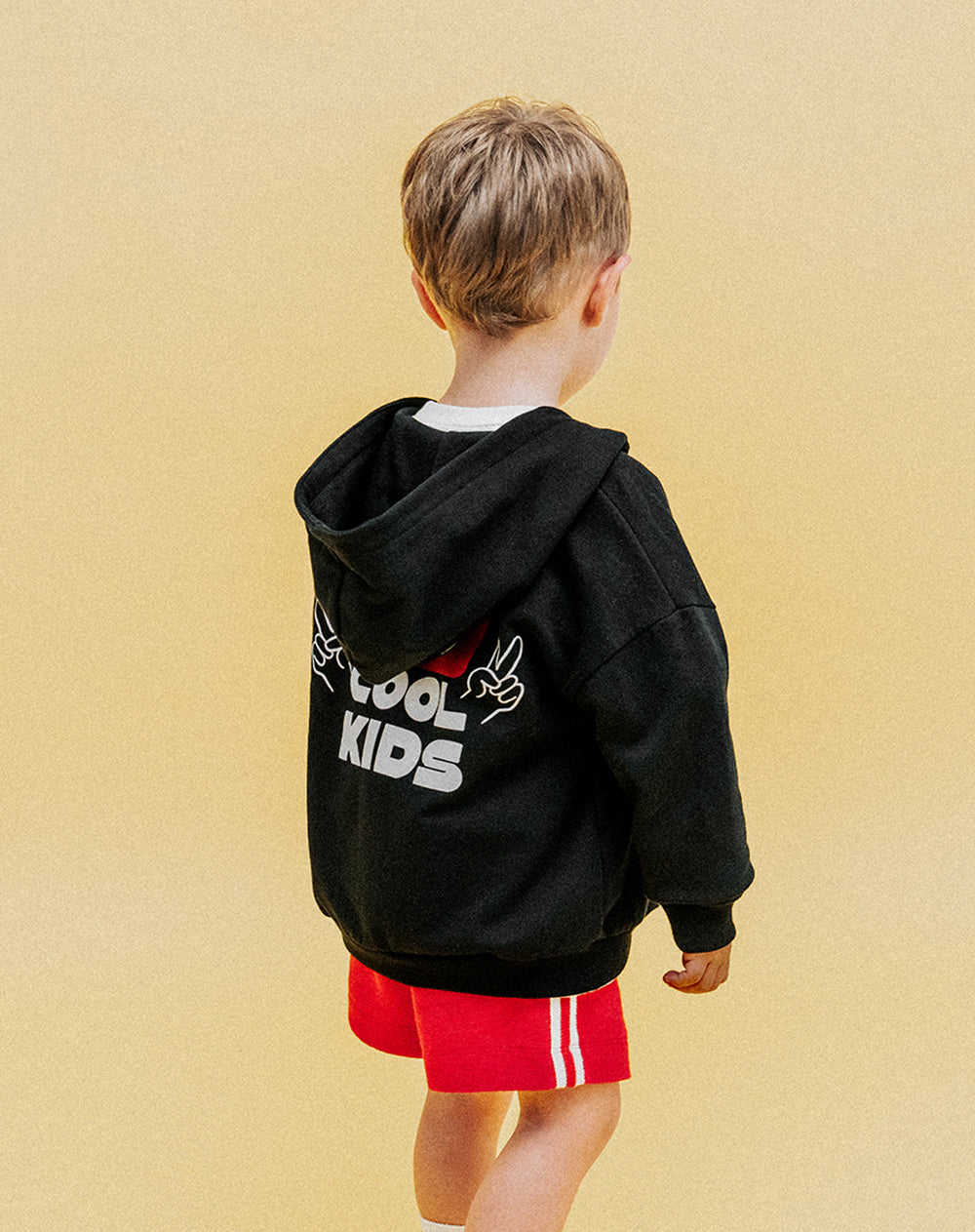 Chaqueta oversize negra niño