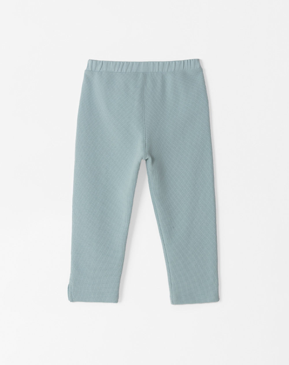 Pantalón regular fit tiro medio azul