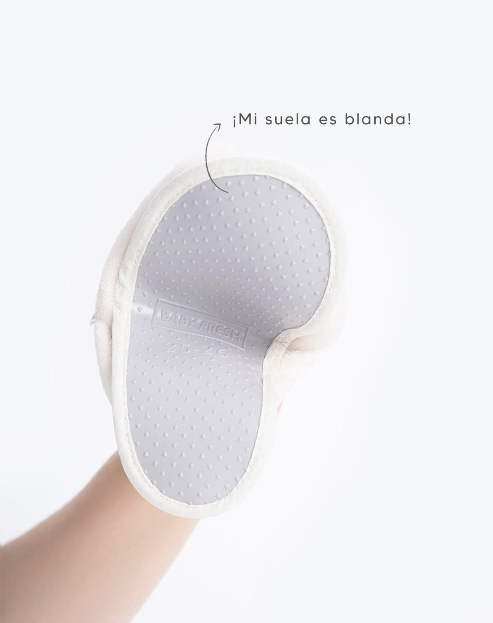Pantuflas conejo crudo unisex