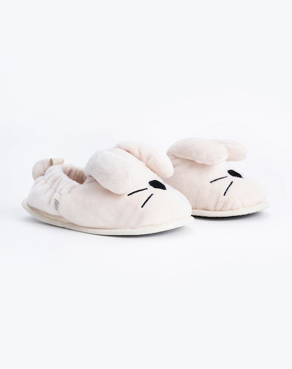 Pantuflas conejo crudo unisex