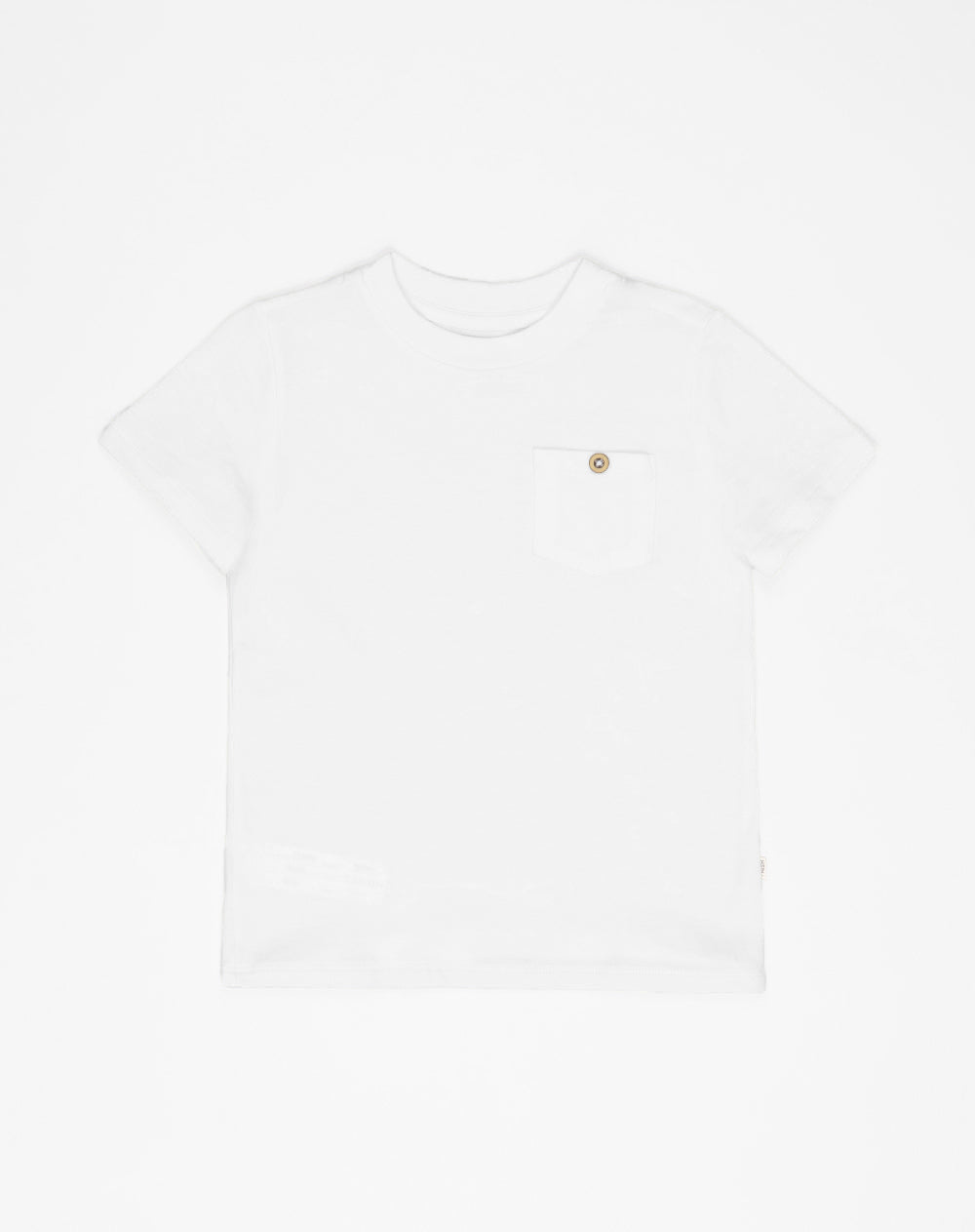 Camiseta regular fit manga corta blanca