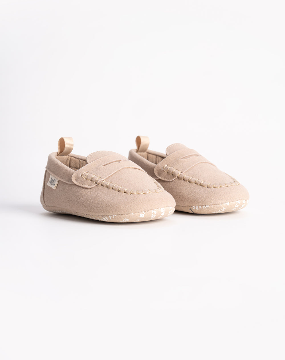 Zapatos loafer beige