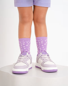 Tenis casuales lila niña