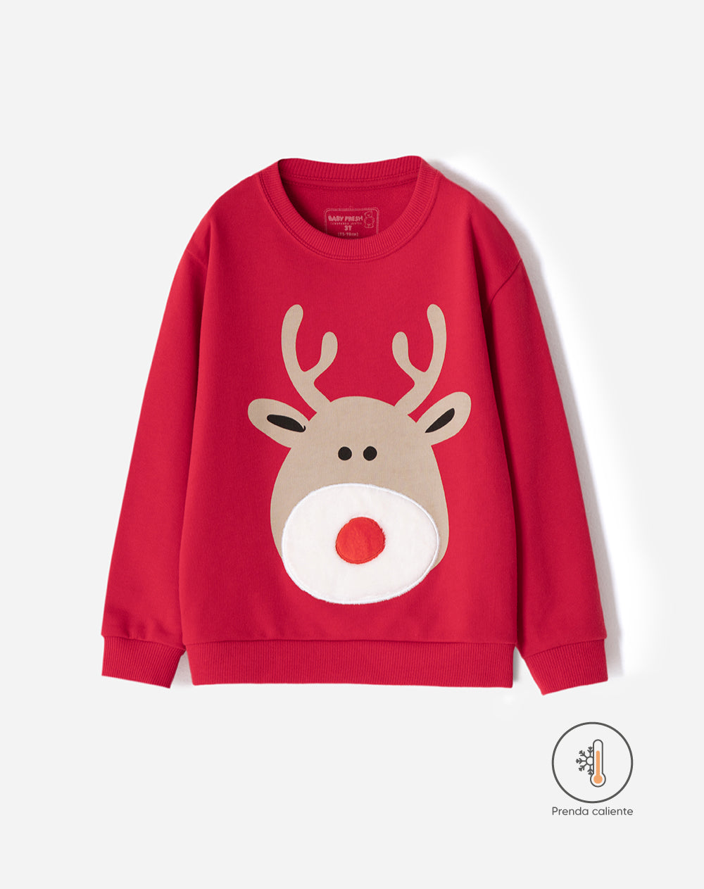 Buzo regular estampado navidad unisex