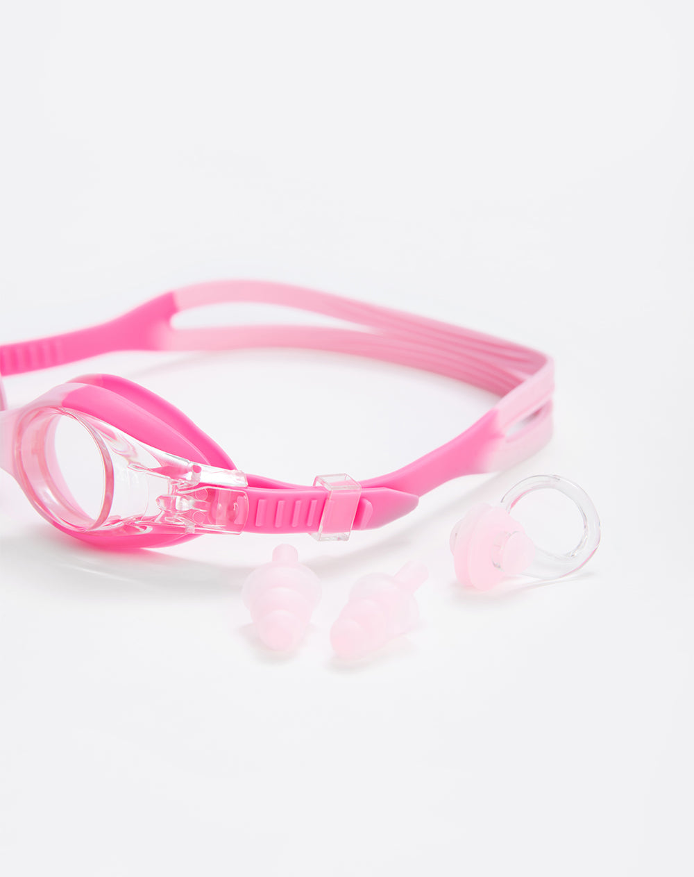 Kit gafas de natación rosado