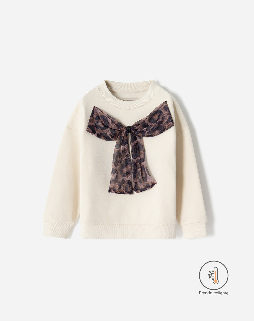 Buzo loose fit crema