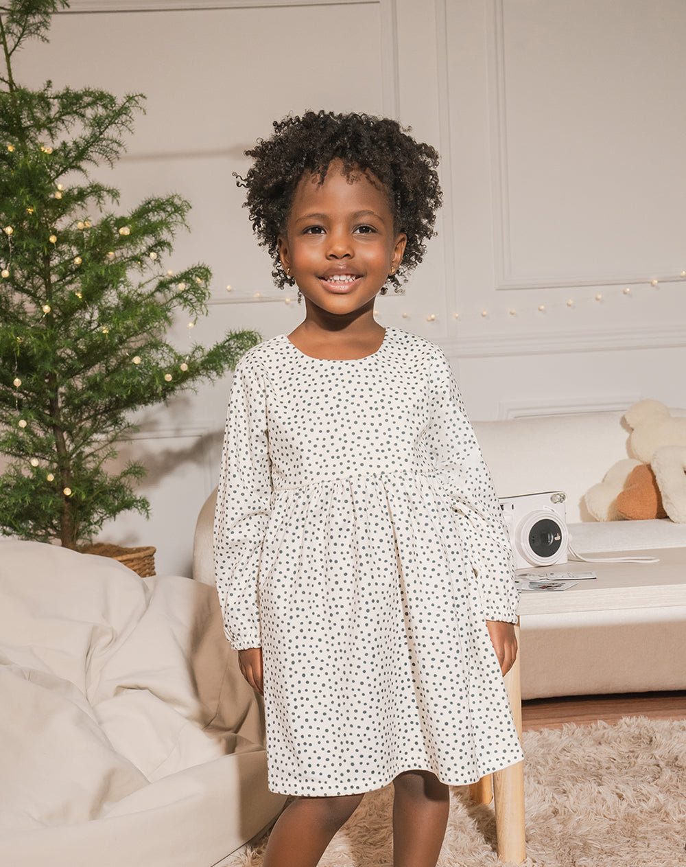 Vestido estampado niña