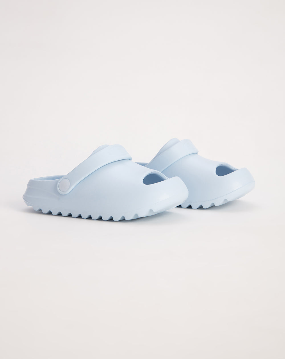 Sandalias estilo clog EVA azul