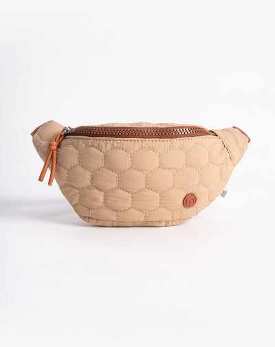 Riñonera beige