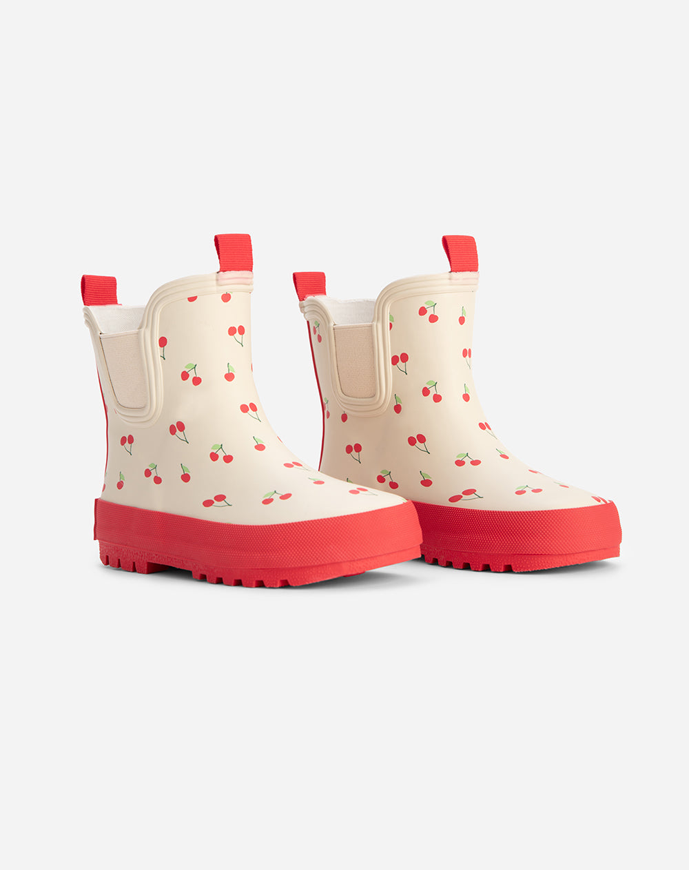 Botas botin beige estampado