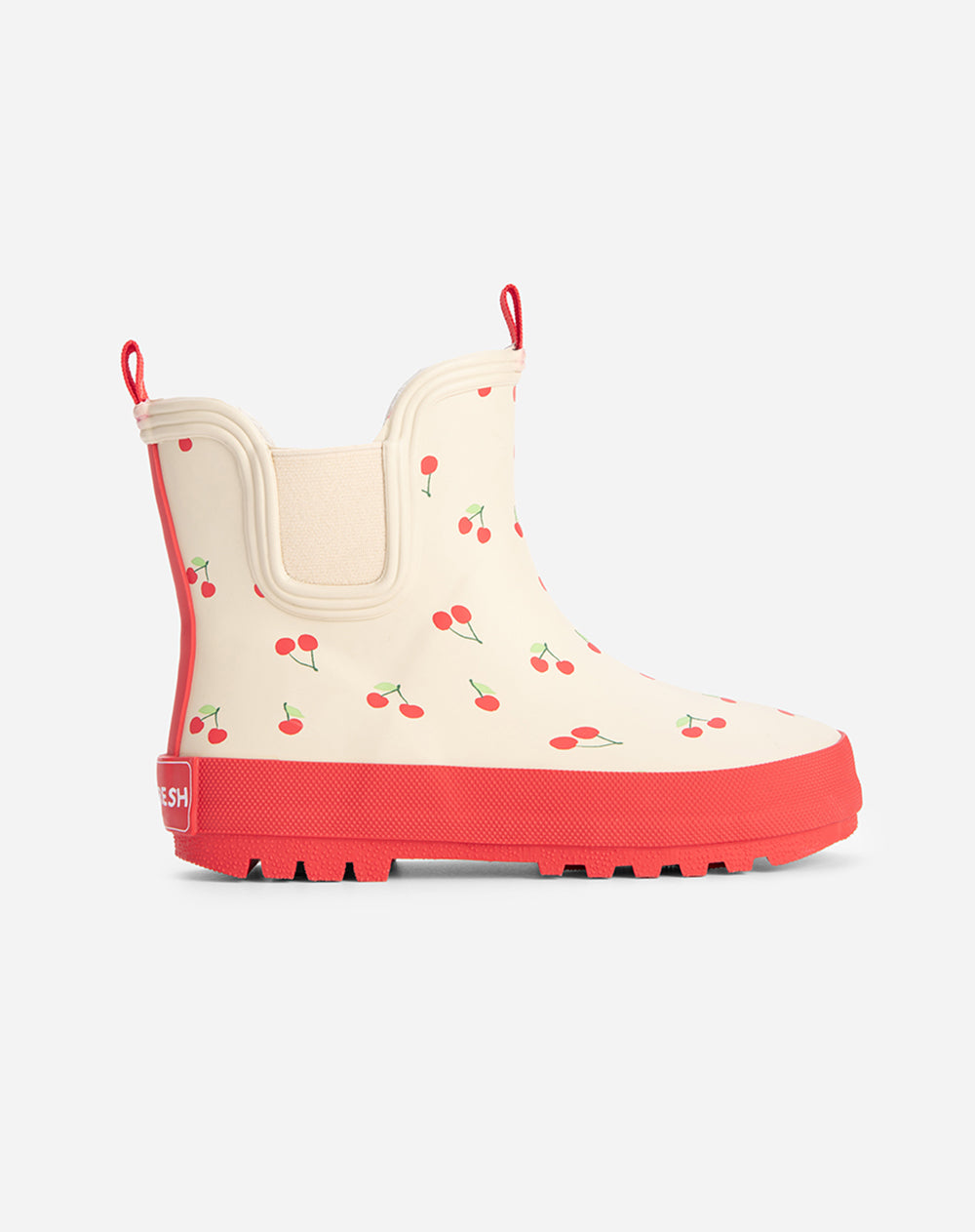 Botas botin beige estampado