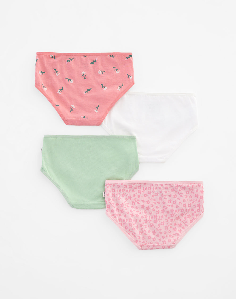 4 pantys clasico en punto tiro alto surtido