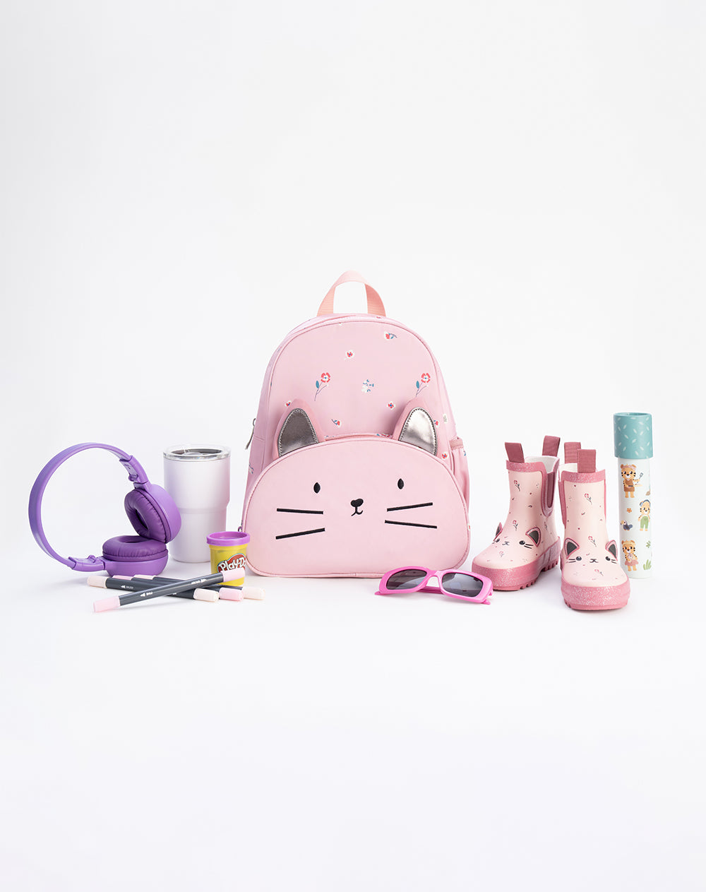 Morral de gato niña