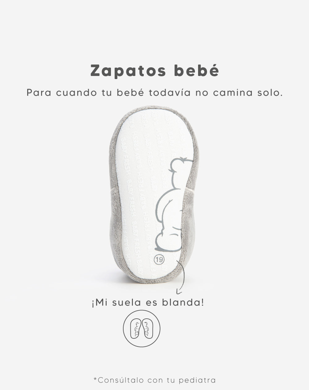 Botines escarpines crudo bebé