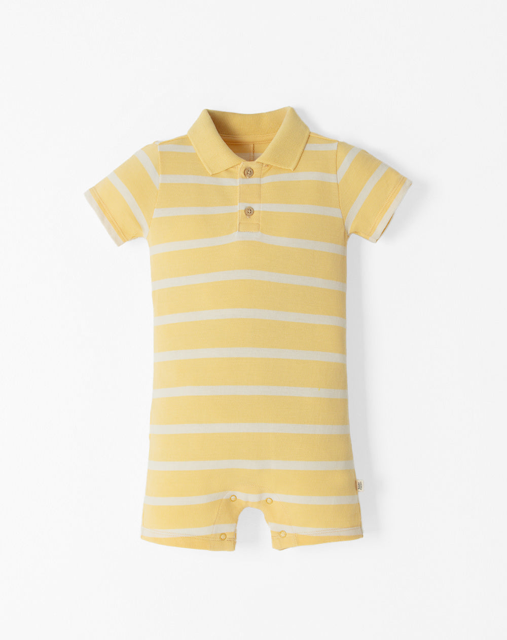 Enterizo regular fit amarillo rayas