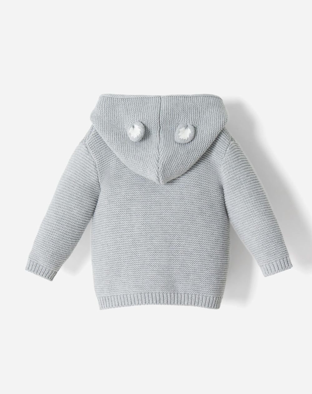 Buzo tejido regular gris bebé unisex
