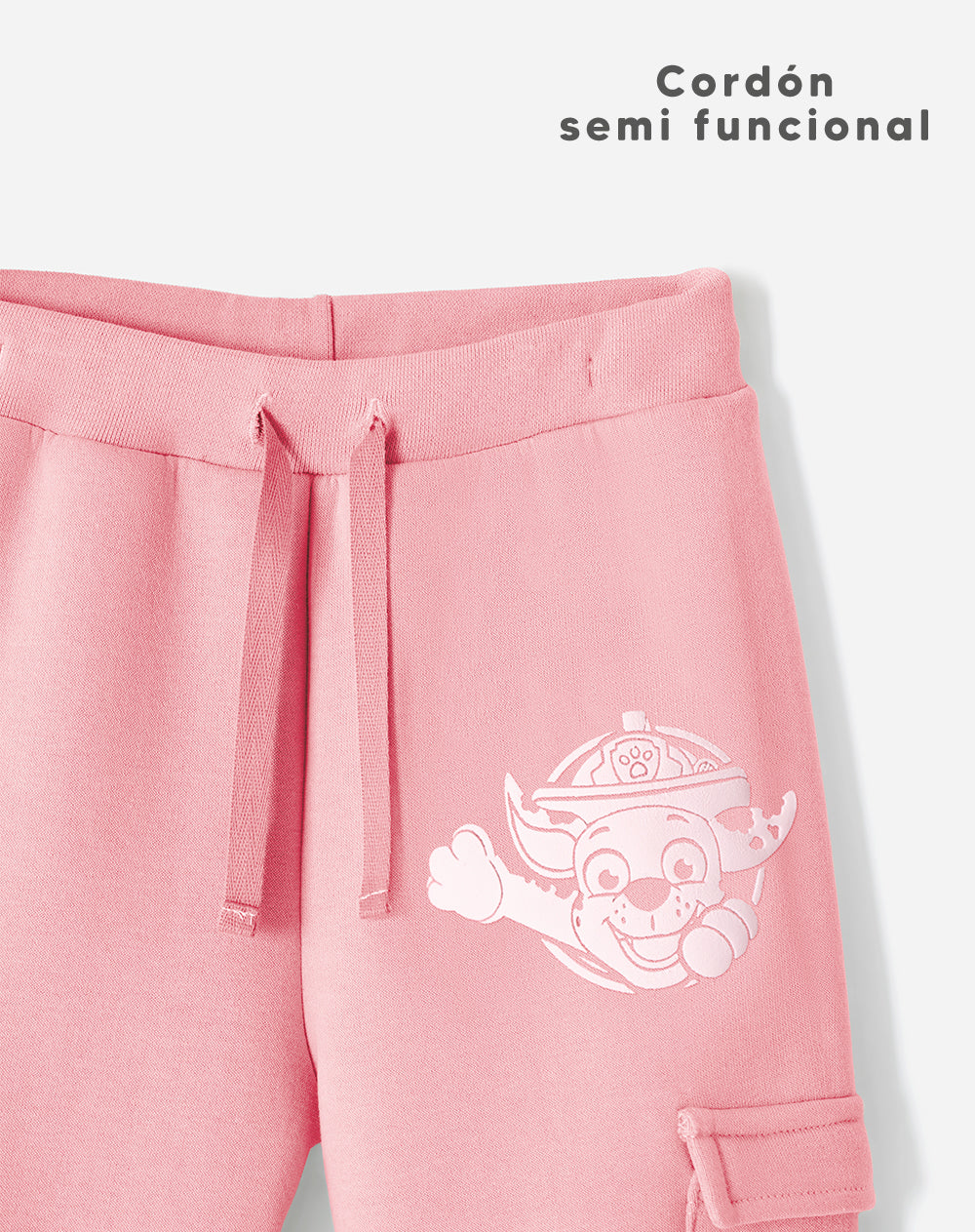 Jogger regular Paw Patrol rosado niña