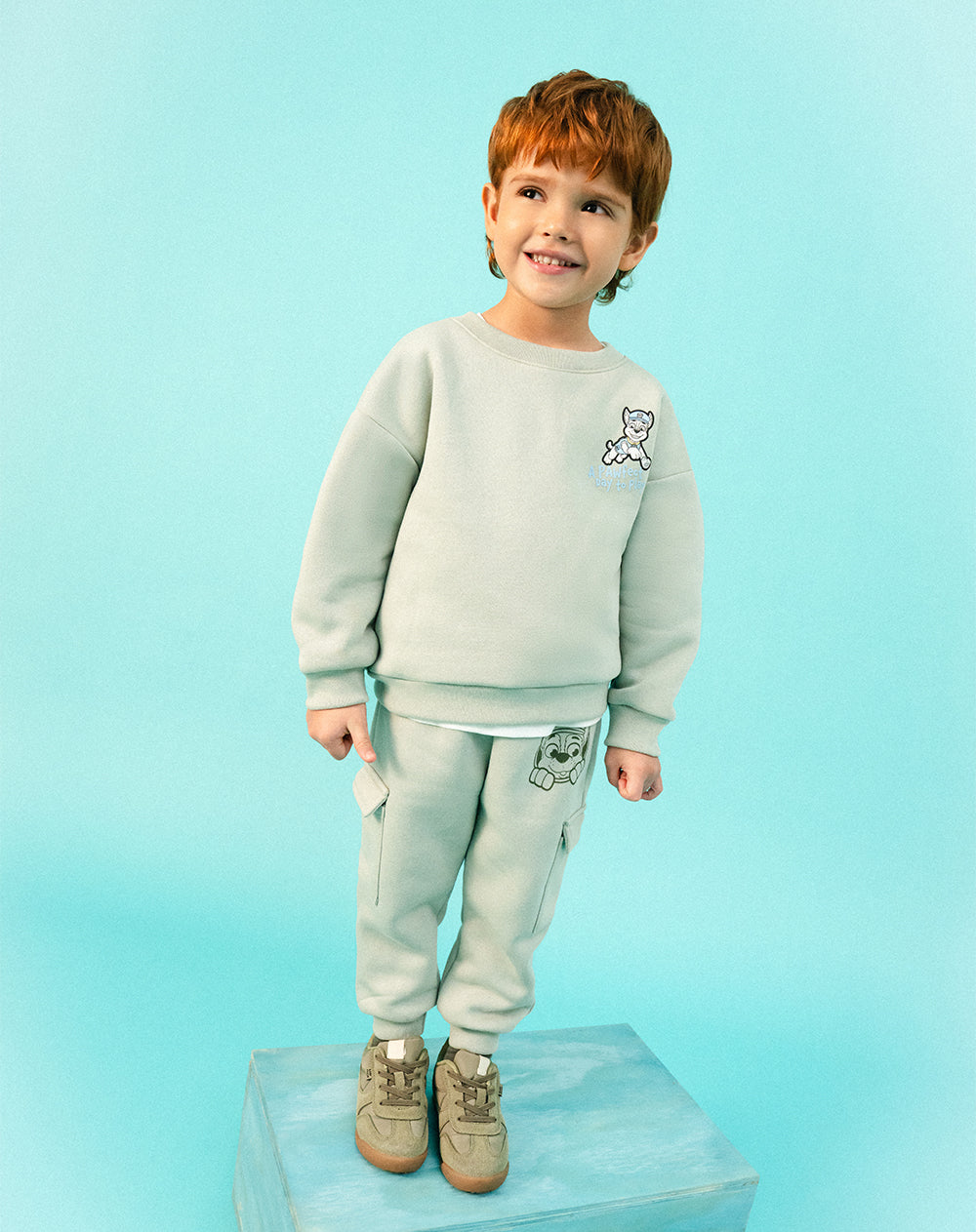 Jogger regular Paw Patrol verde niño