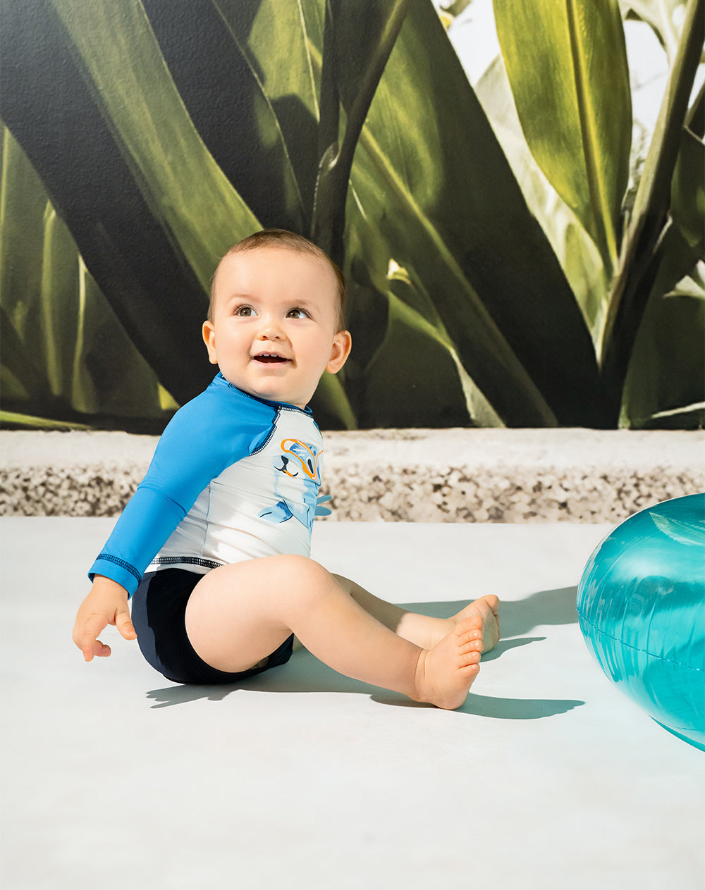 Traje de baño bebé niño protección UV