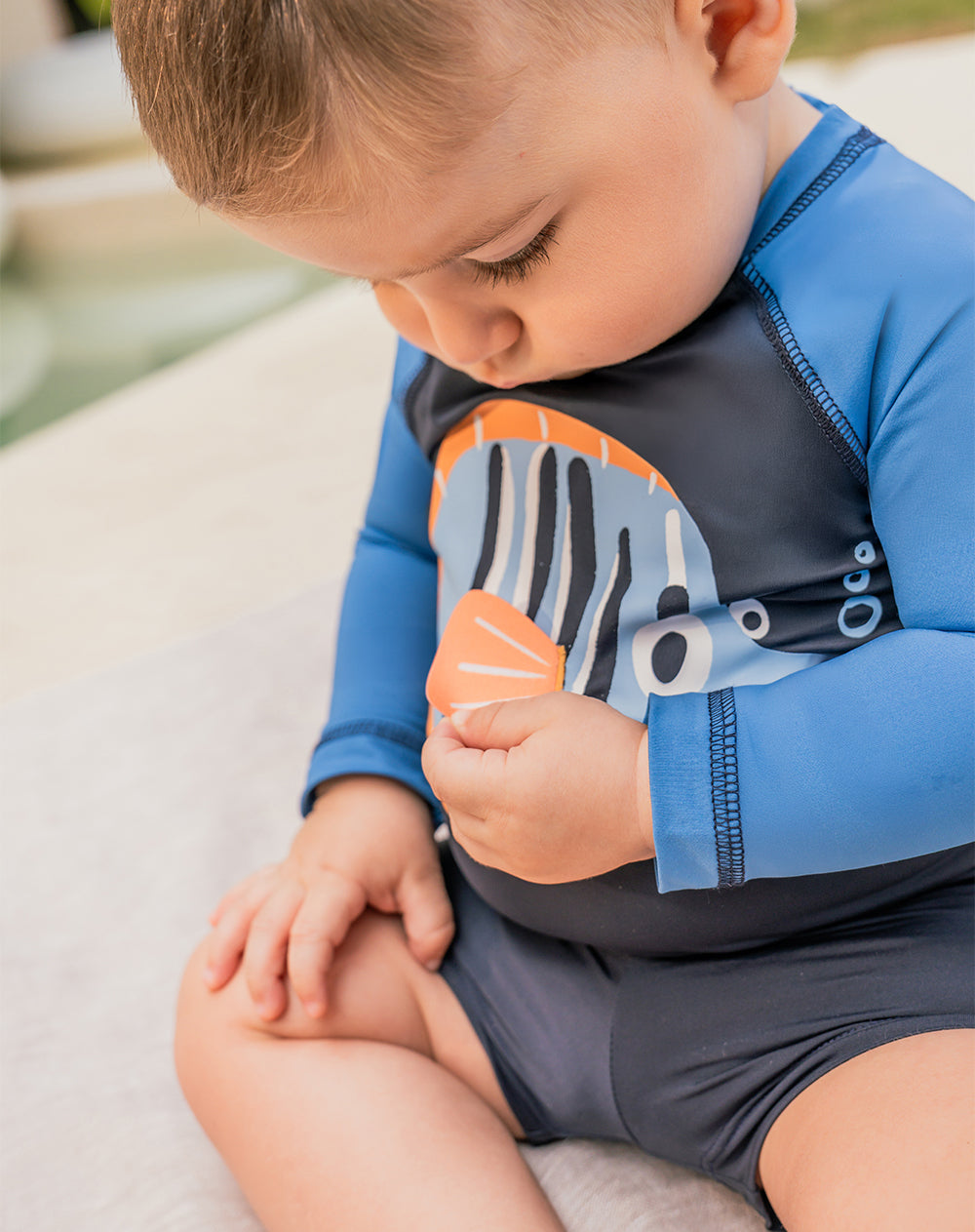 Traje de baño bebé niño protección UV estampado