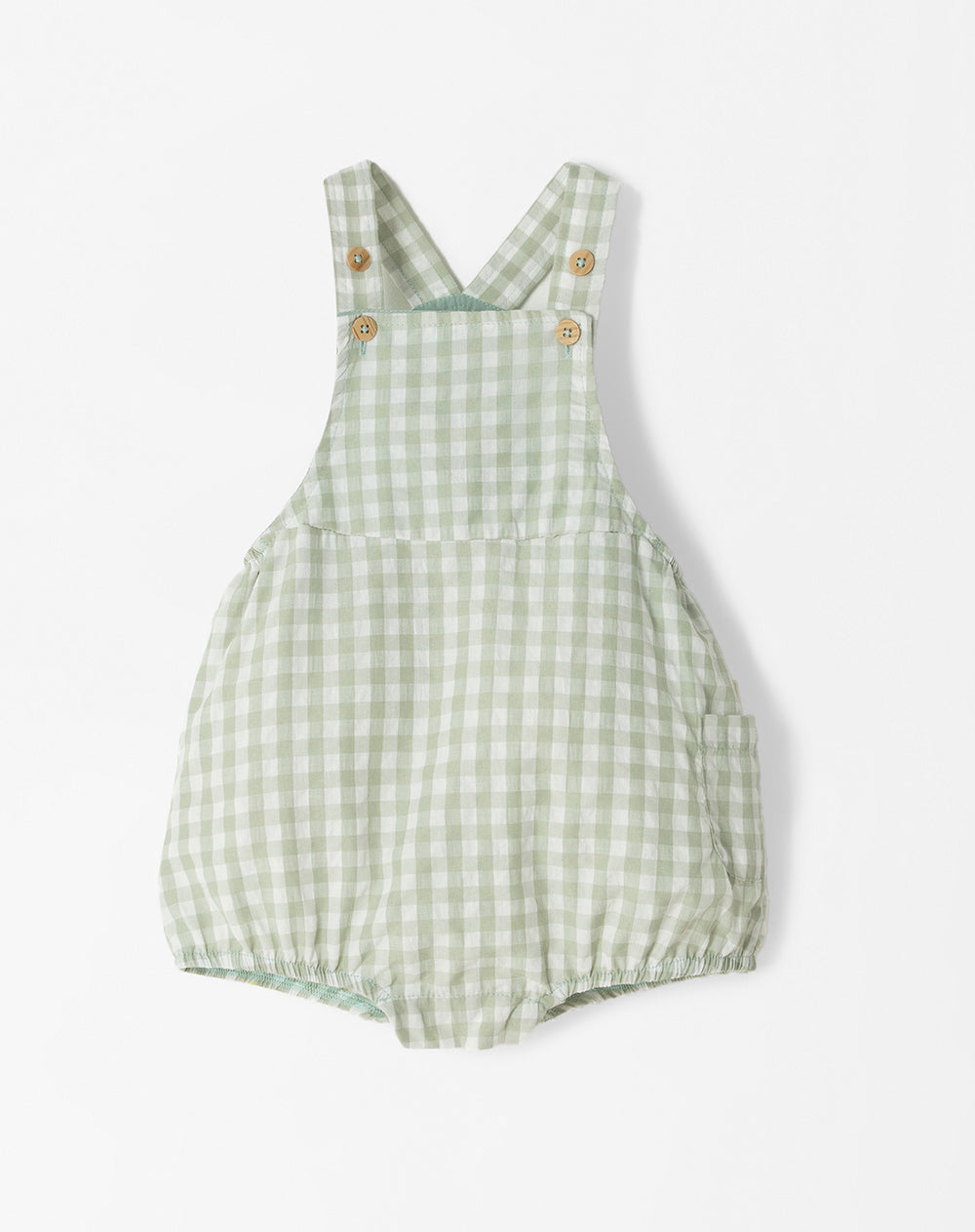 Enterizo verde estampado