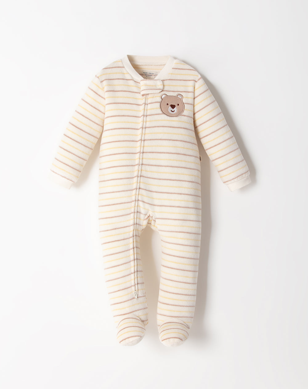 Pijama regular fit manga larga rayas