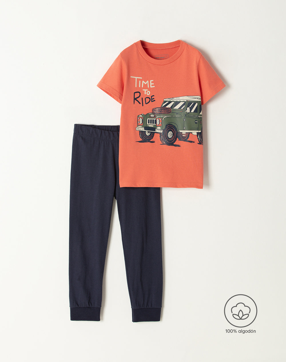 Pijama niño camiseta + pantalón algodón surtida