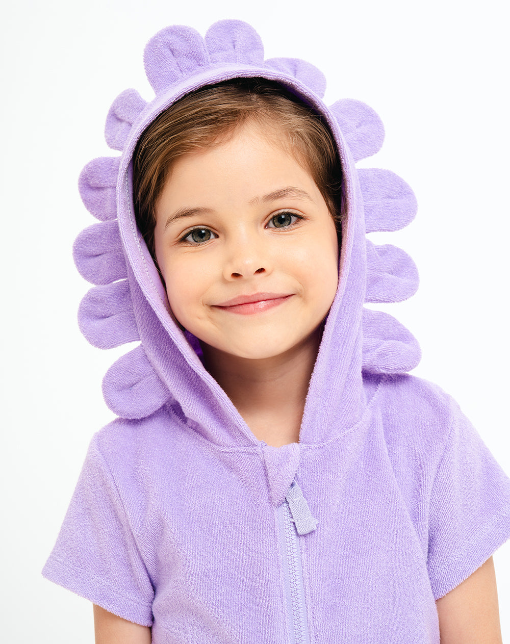 Salida de baño morada niña