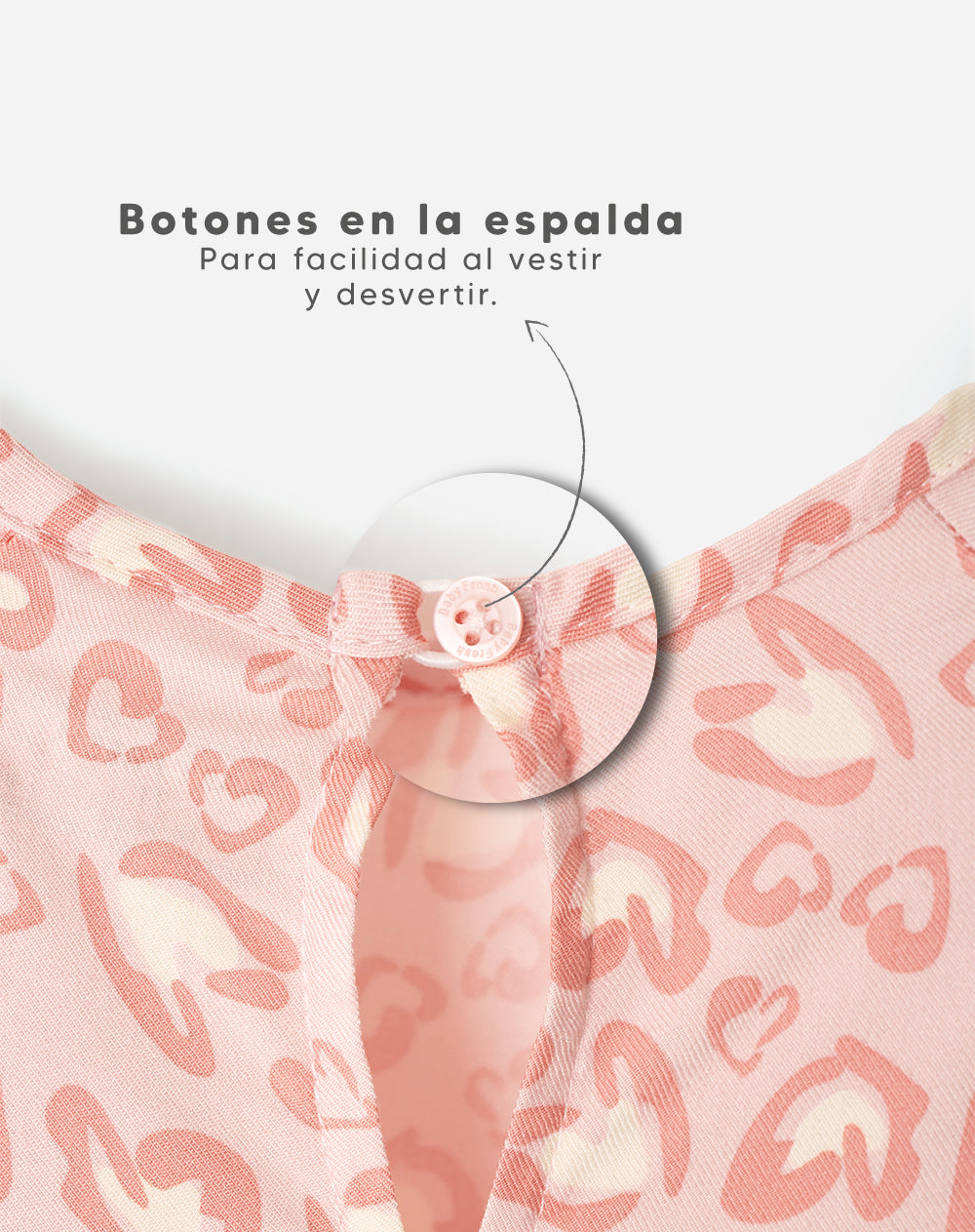 Vestido estampado niña