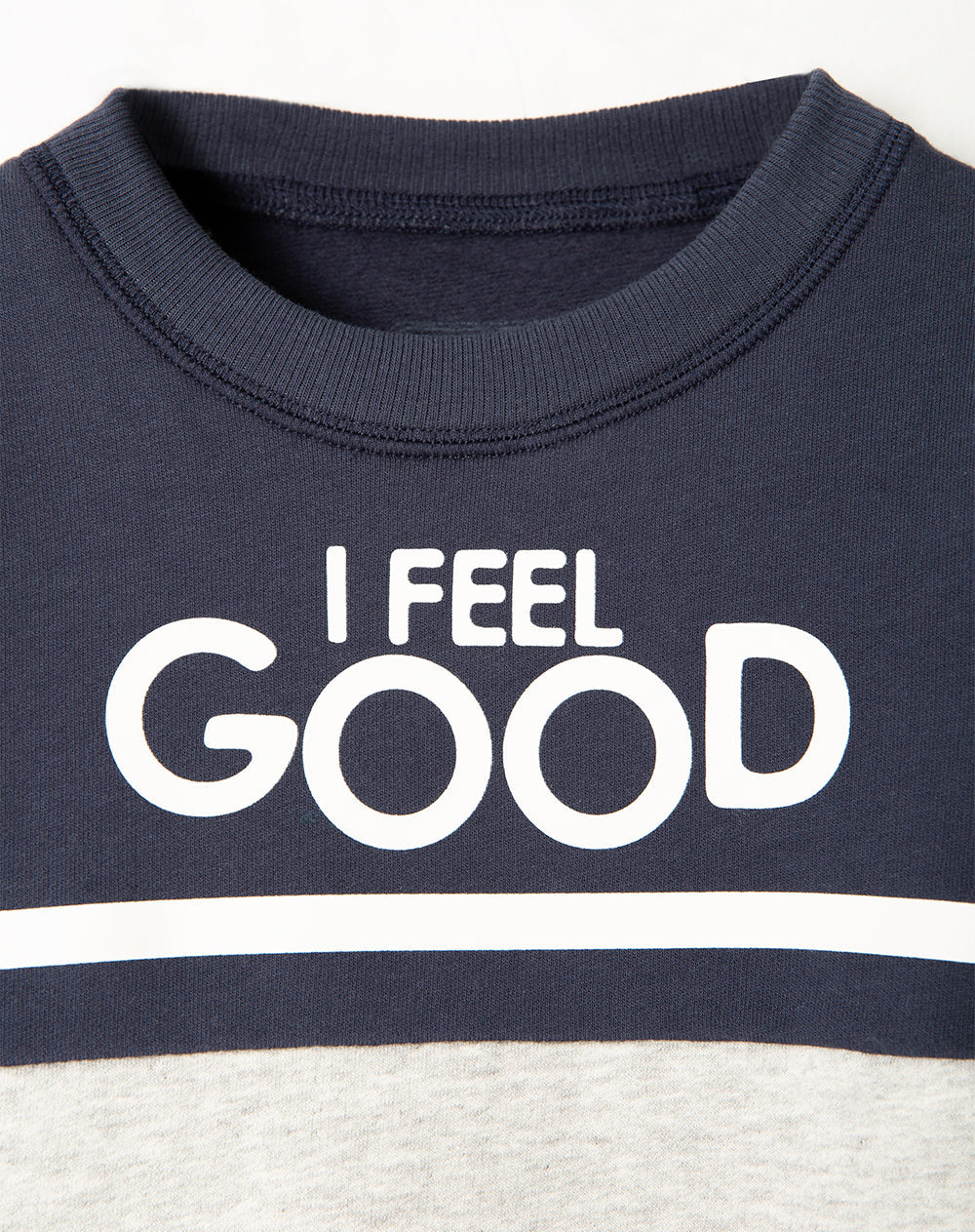 Buzo regular azul niño