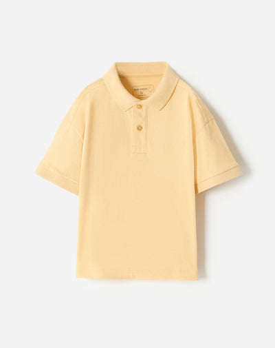Polo oversized fit amarilla