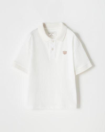 Polo oversized fit blanca