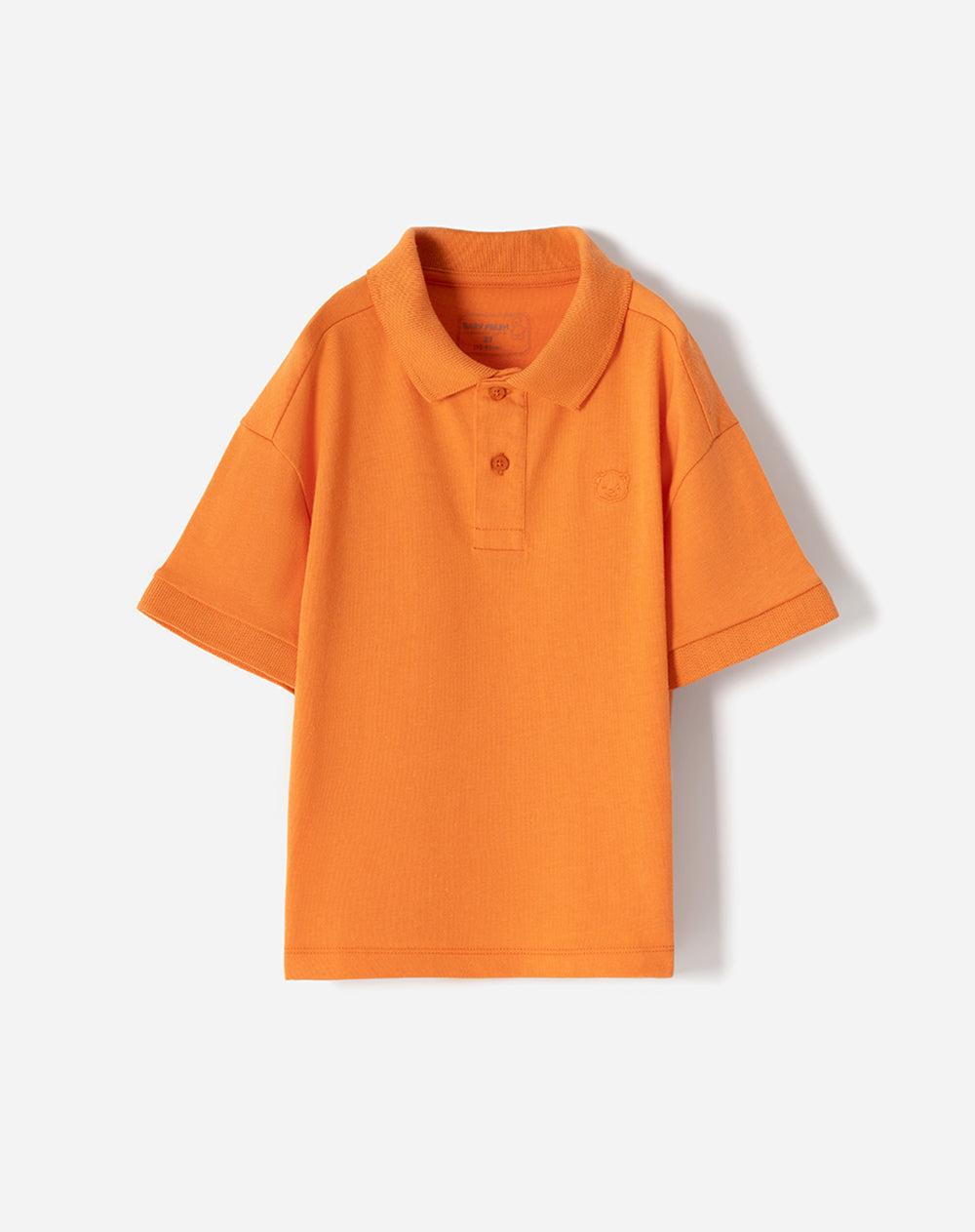 Polo oversized fit naranja