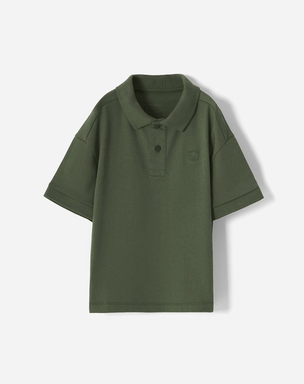 Polo oversized fit verde militar