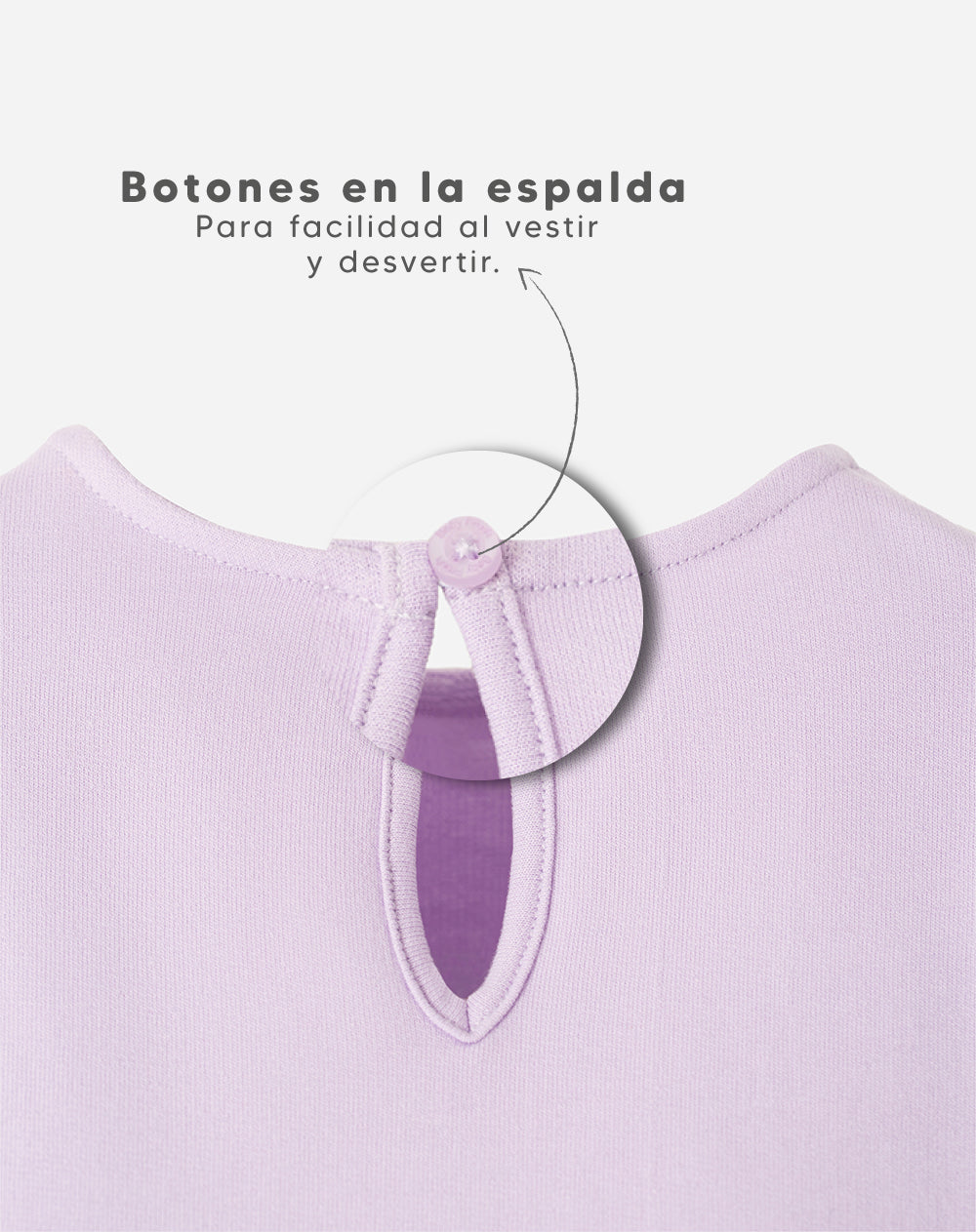 Conjunto buzo + pantalón bebé niña