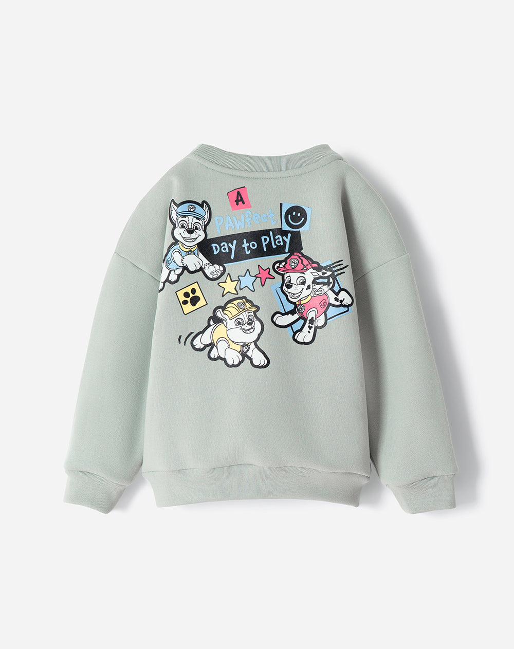 Buzo oversize Paw Patrol verde niño