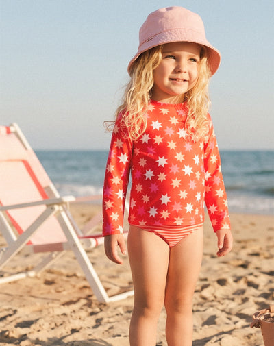 Vestido de baño 3 piezas protección UV estampado niña